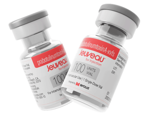 Image of a couple Jeuveau vials.